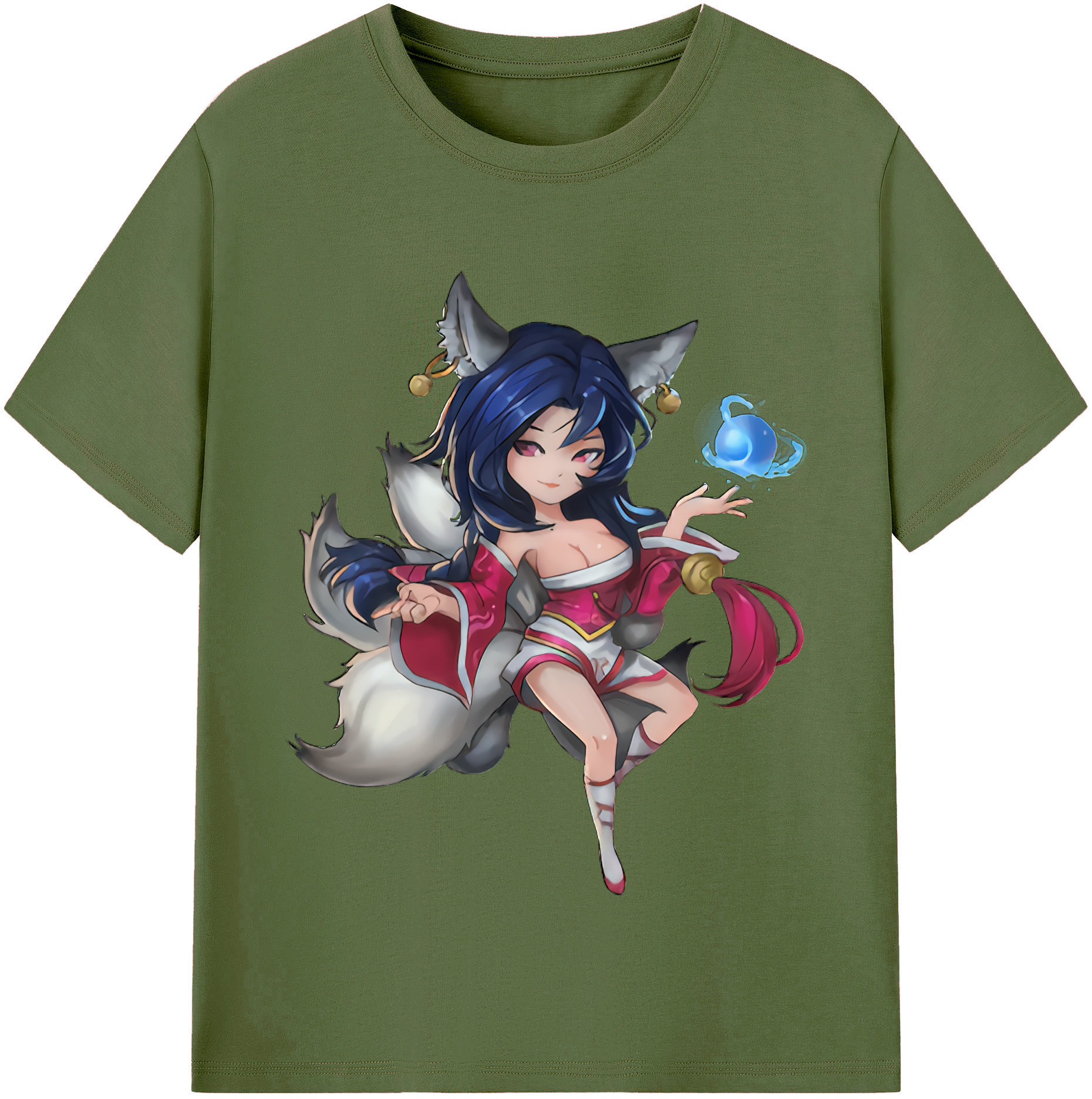 リーグ・オブ・レジェンド League of Legends LOL 綿100％半袖Tシャツ（フロントプリント）